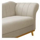 Ver imagem 5 de Recamier Vanessa 1,85M Lado Esquerdo Suede Bege - Doce Sonho Móveis