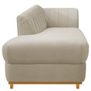 Ver imagem 3 de Recamier Vanessa 1,85M Lado Esquerdo Suede Bege - Doce Sonho Móveis