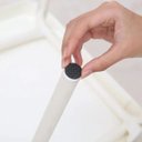 Ver imagem 2 de Kit 8 Unidades Protetores Círculo Pé Moveis Cadeira Borracha Piso Resistente Porta Proteção