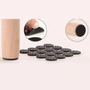 Ver imagem 5 de Kit 8 Unidades Protetores Círculo Pé Moveis Cadeira Borracha Piso Resistente Porta Proteção