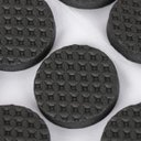Ver imagem 6 de Kit 8 Unidades Protetores Círculo Pé Moveis Cadeira Borracha Piso Resistente Porta Proteção