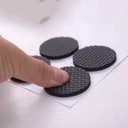 Ver imagem 4 de Kit 8 Unidades Protetores Círculo Pé Moveis Cadeira Borracha Piso Resistente Porta Proteção