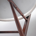 Ver imagem 4 de Poltrona Easy Chair Base Tabaco em Couro Ecológico e Natural ou Tecido Várias Cores - Artesian