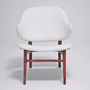 Ver imagem 1 de Poltrona Easy Chair Base Tabaco em Couro Ecológico e Natural ou Tecido Várias Cores - Artesian