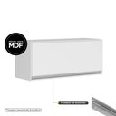 Ver imagem 6 de Conjunto de Armários Aéreo Cozinha Planejada Lux 120cm e 70cm 100% Mdf Branco Tx Fosco - Abmaza