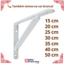 Ver imagem 7 de Mão Francesa Reforçada 35cm 2un Preta Cantoneira Prateleira