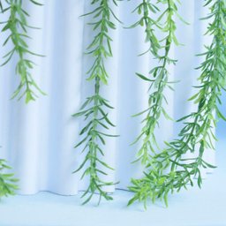 Arranjo de Folhagem Pendente Alecrim Artificial no Vaso Cumbuca Cinza | Formosinha - 3