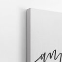 Ver imagem 3 de Amor Palavra Cursiva Minimalista Quadro Canvas 140x90cm