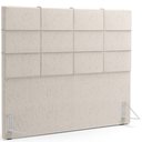 Ver imagem 1 de Cabeceira Cama Box Queen 160 cm Roma W01 Linho Cru - Lyam Decor