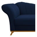 Ver imagem 5 de Recamier Vanessa 1,40M Lado Direito Suede Azul Marinho - Doce Sonho Móveis