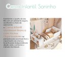 Ver imagem 2 de Cama Infantil Montessori com Nichos Cama Branca Baixa para Criança