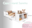 Ver imagem 4 de Cama Infantil Montessori com Nichos Cama Branca Baixa para Criança