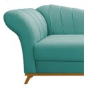 Ver imagem 5 de Recamier Vanessa 1,40M Lado Direito Suede Azul Tiffany- Doce Sonho Móveis