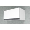 Armário Basculante Branco Fosco 100% MDF com Puxador de Alumínio - 1