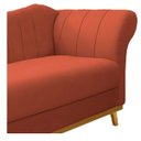 Ver imagem 5 de Recamier Vanessa 1,60M Lado Esquerdo Suede Terracota - Doce Sonho Móveis