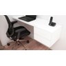 Kit Home Office 100% MDF - Bancada de estudos + Armário basculante + Prateleira Flutuante - 2