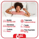 Ver imagem 3 de Colchão Solteiro Castor Espuma Sleep Max D28 18x88x188 Branco e Bege