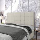 Ver imagem 1 de Cabeceira Áurea 160 para Cama Queen A-017 Couro Bege Aradecor