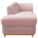 Ver imagem 3 de Recamier Vanessa 1,60M Lado Esquerdo Suede Rosê - Doce Sonho Móveis