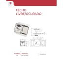 Ver imagem 3 de Fecho Livre/Ocupado - Branco 3f
