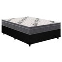Ver imagem 1 de Cama Box Casal: Colchão Anatômico Ortobom D33/EP Airtech 100 + Base CRC Courano Black(138x188)