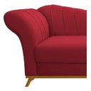 Ver imagem 5 de Recamier Vanessa 1,85M Lado Direito Suede Vermelho - Doce Sonho Móveis