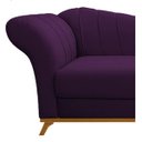 Ver imagem 5 de Recamier Vanessa 1,85M Lado Direito Suede Roxo - Doce Sonho Móveis