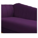 Ver imagem 6 de Recamier Vanessa 1,85M Lado Direito Suede Roxo - Doce Sonho Móveis