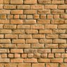 Papel de Parede Tijolinho Rústico em Tons de Bege Alaranjado - 3