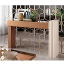 Ver imagem 6 de Aparador Astro e Mesa de Centro Luna Nature Off White com Espelho – Hb Móveis