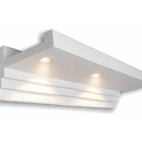 Sanca de Isopor Moldura de Teto140x85mm –spot Led - Leve, Fácil Instalação - 2 Metros