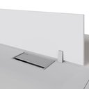 Ver imagem 4 de Mesa de Trabalho Plataforma 4 Lugares 2,40 m X 1,20 m Design Industrial com Caixas de Tomadas