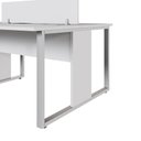 Ver imagem 5 de Mesa de Trabalho Plataforma 4 Lugares 2,40 m X 1,20 m Design Industrial com Caixas de Tomadas