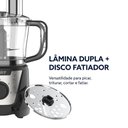 Ver mais imagens de Multiprocessador Oster Motor Reversível 300W 500ml Preto 220V