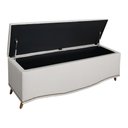 Ver imagem 5 de Calçadeira Sapateira Baú Holanda 1,95 Linho Branco - Star Confort