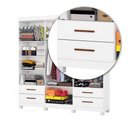 Ver imagem 6 de Guarda-roupa Casal Genova 6 Portas 4 Gavetas 22110 Branco - Carioca Móveis