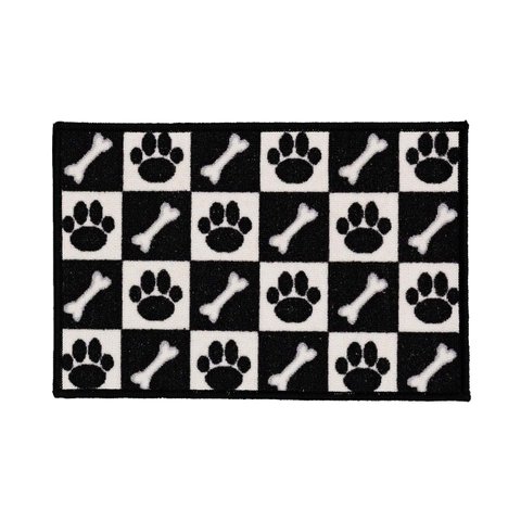 Capacho Antiderrapante Clean 29 Preto-branco 0,40x0,60m