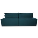 Ver imagem 6 de Sofá Retrátil e Reclinável 2,55m Molas Ensacadas Cama Inbox Spazus com Bordado 3d Velusoft Petró