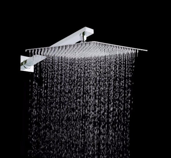 Ducha Inox Quadrada 40Cm 40X40 Com Braço 40Cm E Acabamento - 2