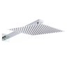 Ducha Inox Quadrada 40Cm 40X40 Com Braço 40Cm E Acabamento - 1