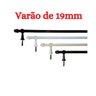 Kit Varão 2,50 Metros Simples 28mm Compre Já: Palha - 3
