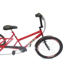 Triciclo de Carga Traseira Big - 7 Velocidades - 6 Opções De Cores - Vermelho - 2