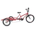 Ver imagem 1 de Triciclo de Carga Traseira Big - 7 Velocidades - 6 Opções De Cores - Vermelho