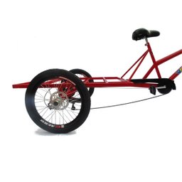 Triciclo de Carga Traseira Big - 7 Velocidades - 6 Opções De Cores - Vermelho - 5