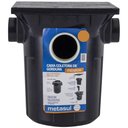 Ver imagem 2 de Caixa Gordura Premium Cesto e Tampa 41.2lt - Preto - Metasul