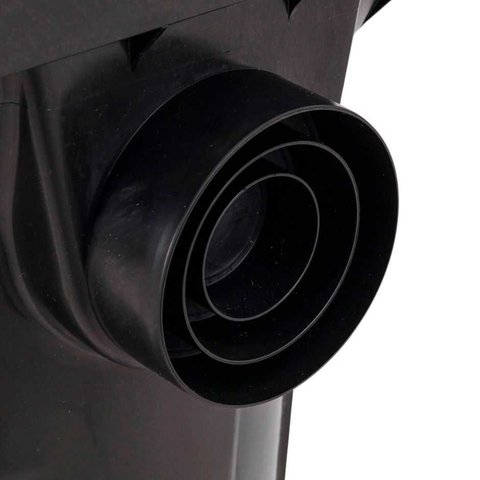 Caixa Gordura Premium Cesto e Tampa 41.2lt - Preto - Metasul