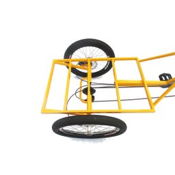 Triciclo de Carga Traseira - 7 Marchas - 6 Opções de Cores - Amarelo - 8