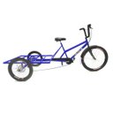 Ver imagem 1 de Triciclo de Carga Traseira Big - 7 Velocidades - 6 Opções De Cores - Azul