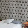 Papel de Parede Azulejos Hexagonal Cinza-60x300cm - 1