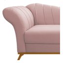 Ver imagem 5 de Recamier Vanessa 1,85M Lado Direito Suede Rosê - Doce Sonho Móveis